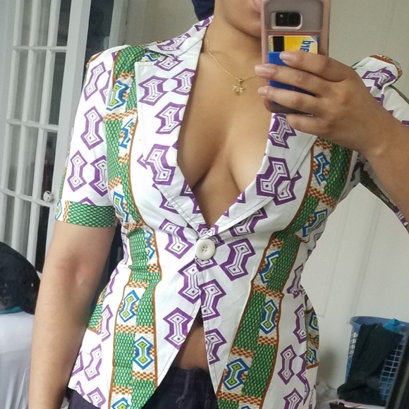 Jackets & Blazers - African Print Blazer